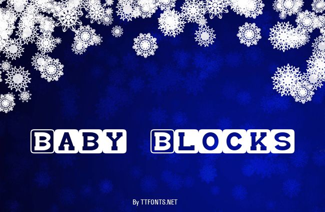 Baby Blocks example